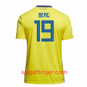 Sverige Fodboldtrøjer Berg 19 Hjemmebanesæt VM 2018